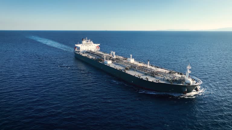 LNG carrier unloading at terminal