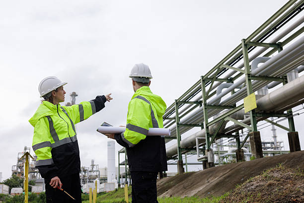 Tank farm and pipelines